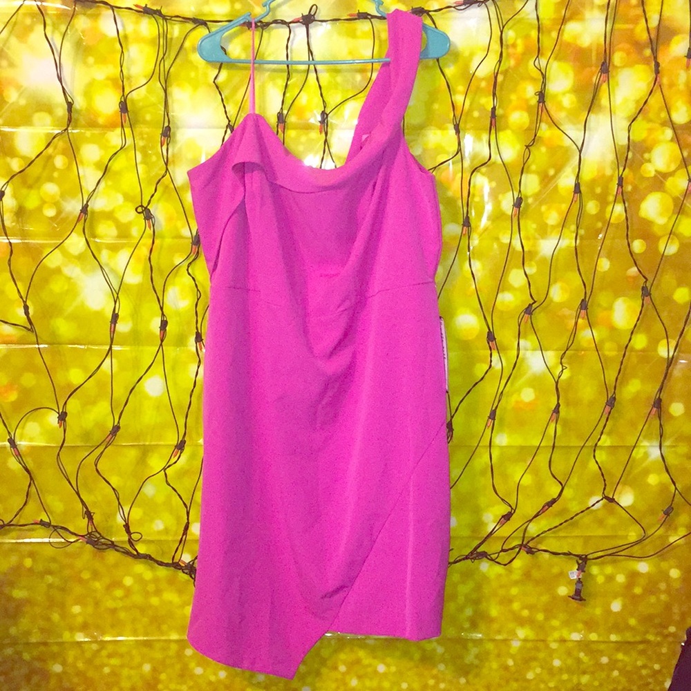 NEW one shoulder PLUS SIZE DRESS